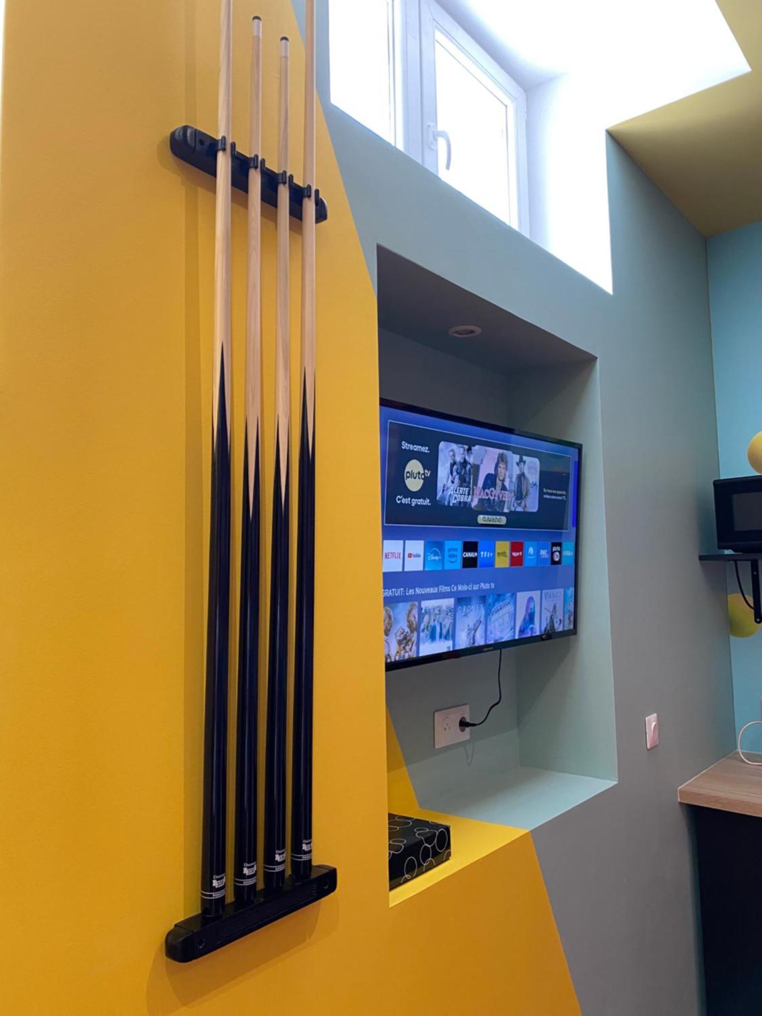 Capsule Bonbon - Balneo - Sauna - Billard - Nintendo Switch Douai Exterior foto