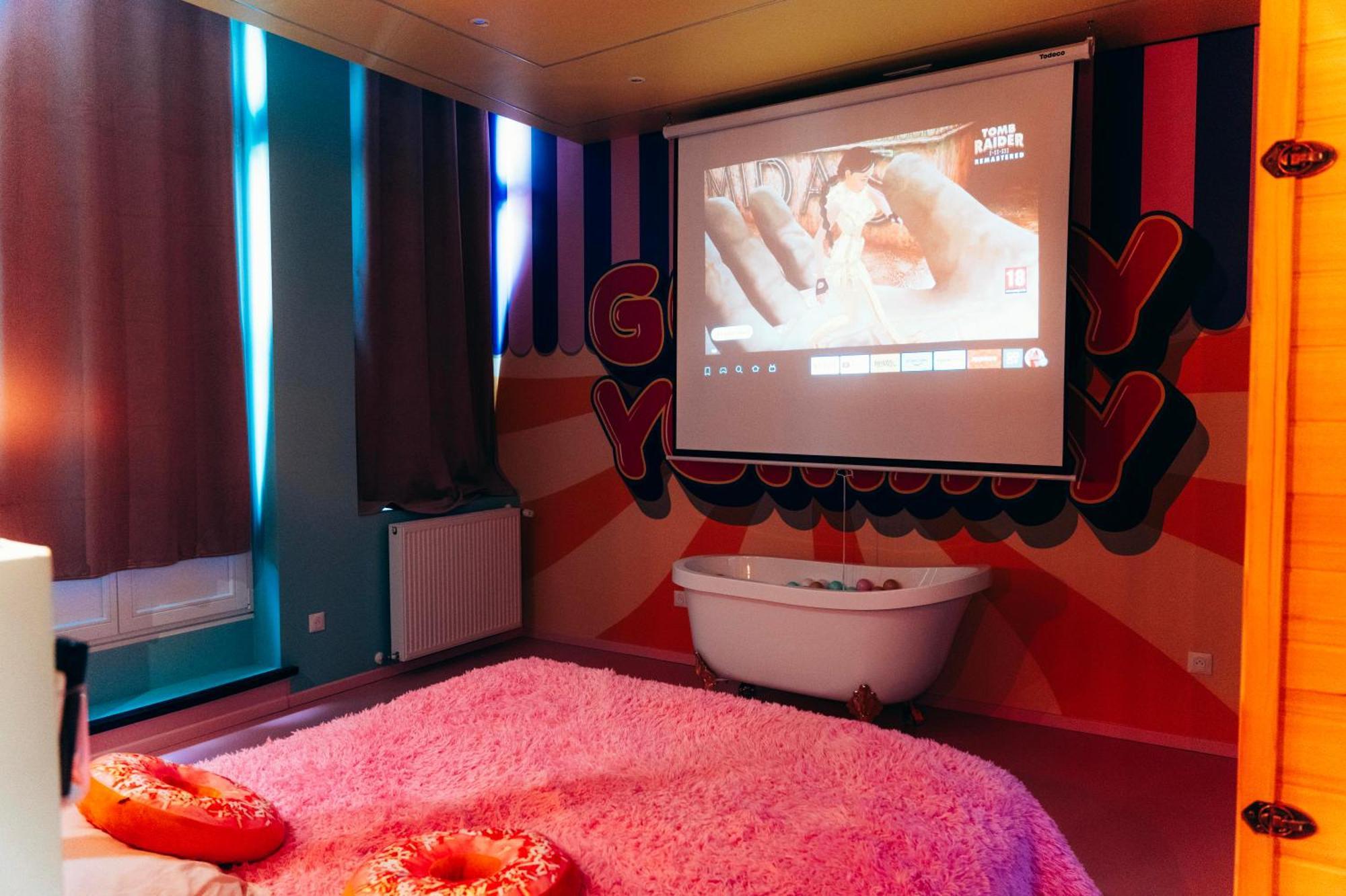 Capsule Bonbon - Balneo - Sauna - Billard - Nintendo Switch Douai Exterior foto