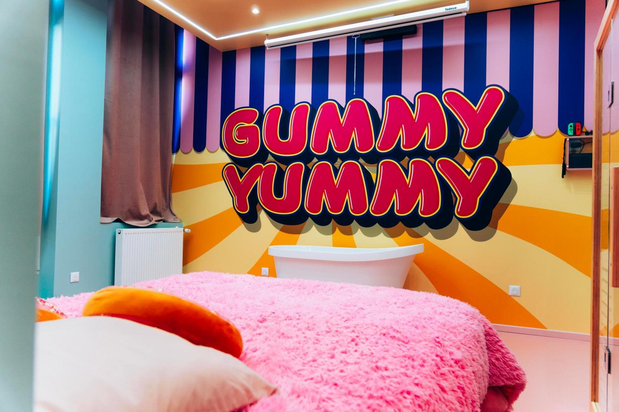 Capsule Bonbon - Balneo - Sauna - Billard - Nintendo Switch Douai Exterior foto